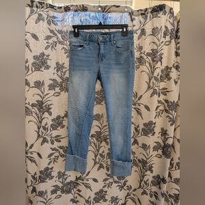 1822 Denim Brand Taylor High Rise Light Wash Cuffed Jeans - Size Women's 4 (27)